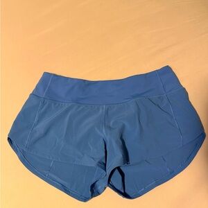 Lululemon Blue Nile Speed Up Shorts size 4